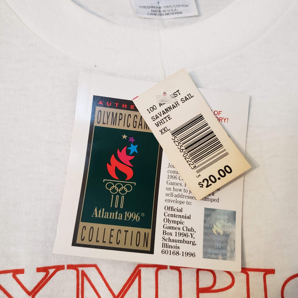 1996 Olympic Yachting Dead Stock SIngle Stitch XXL - Picture 2 of 2